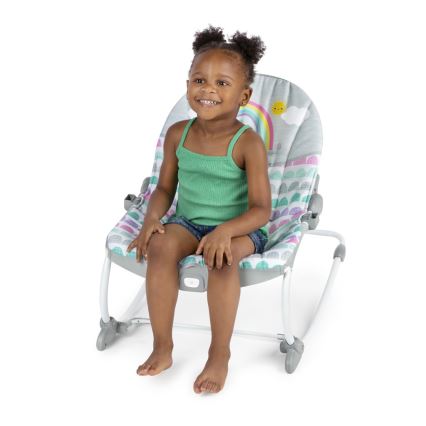 Bright Starts - Baby vibrating rocker ROSY RAINBOW