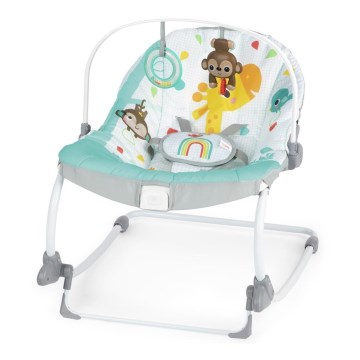 Bright Starts - Baby vibrating rocker WILD VIBES
