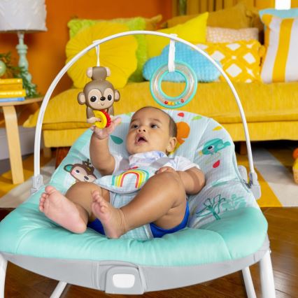 Bright Starts - Baby vibrating rocker WILD VIBES