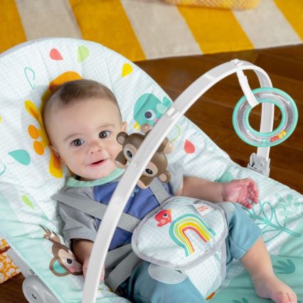 Bright Starts - Baby vibrating rocker WILD VIBES