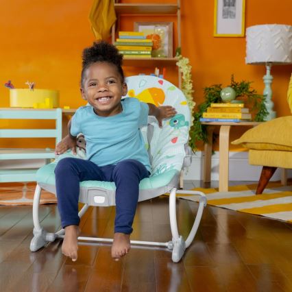 Bright Starts - Baby vibrating rocker WILD VIBES