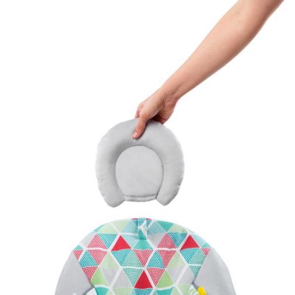 Bright Starts - Children's vibrating lounger with a melody TOUCAN TANGO