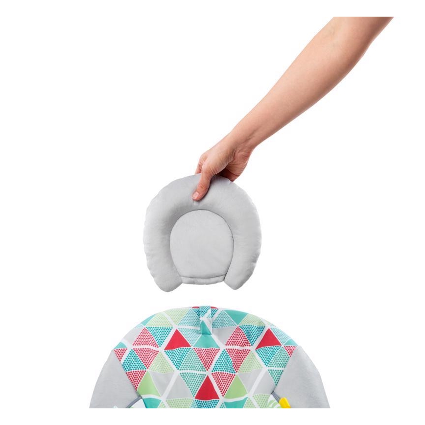 Bright Starts - Children's vibrating lounger with a melody TOUCAN TANGO