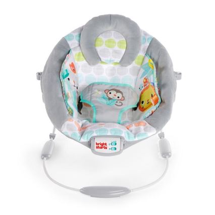 Bright Starts - Children's vibrating lounger with melody WHIMSICAL WILD