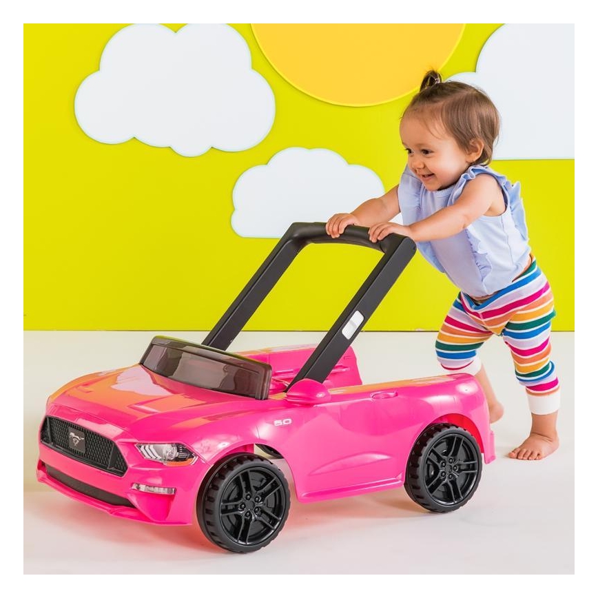 Bright Starts - FORD MUSTANG 3-in-1 Baby Walker, Pink