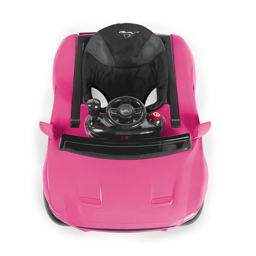Bright Starts - FORD MUSTANG 3-in-1 Baby Walker, Pink