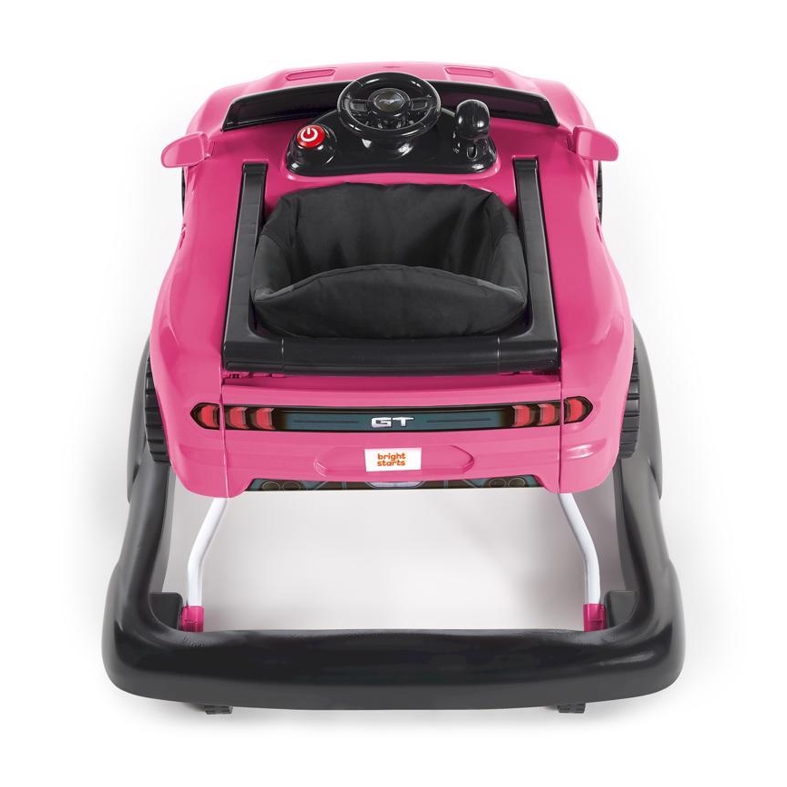 Bright Starts - FORD MUSTANG 3-in-1 Baby Walker, Pink