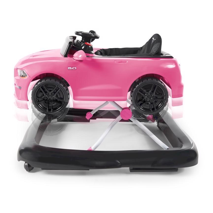Bright Starts - FORD MUSTANG 3-in-1 Baby Walker, Pink