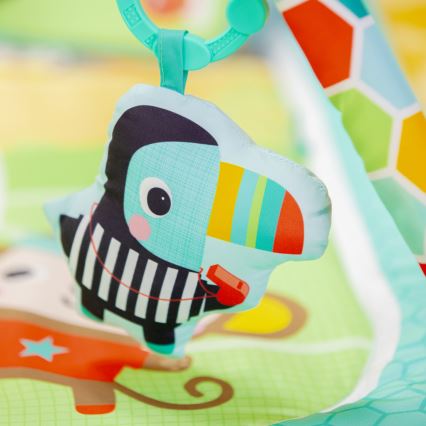 Bright Starts - OBALL GRIP & KICK Baby Play Mat 3xAA