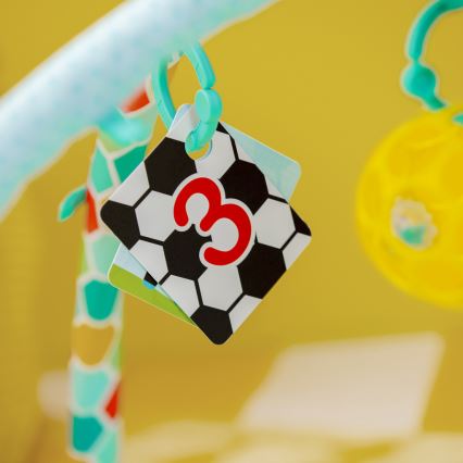 Bright Starts - OBALL GRIP & KICK Baby Play Mat 3xAA