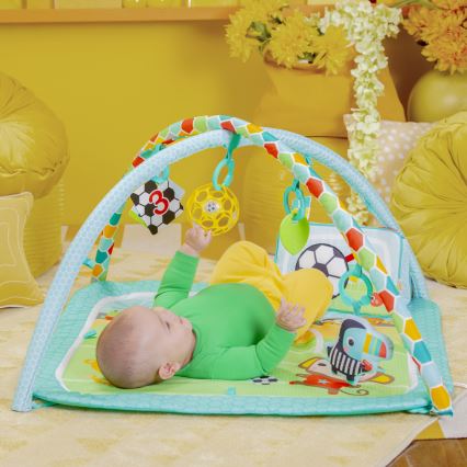 Bright Starts - OBALL GRIP & KICK Baby Play Mat 3xAA