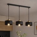 Brilagi - 3-Light Cable Pendant, 3x E27/60W/230V, Black/Gold
