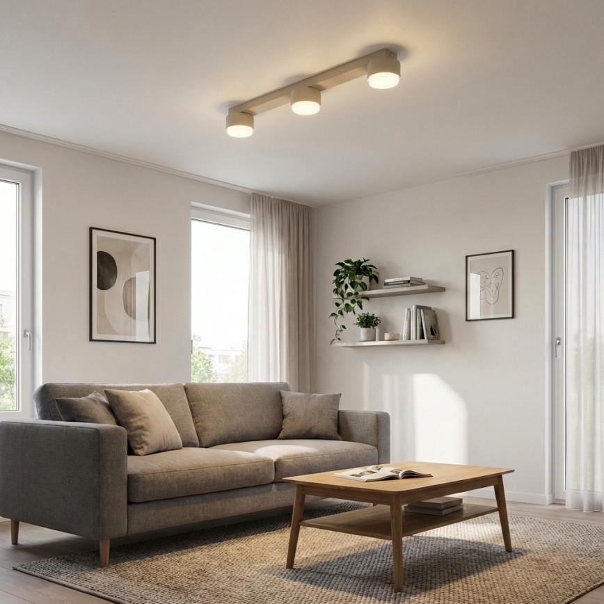 Brilagi - 3xGX53/12W/230V Spotlight, Beige