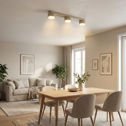 Brilagi - 3xGX53/12W/230V Spotlight, Beige