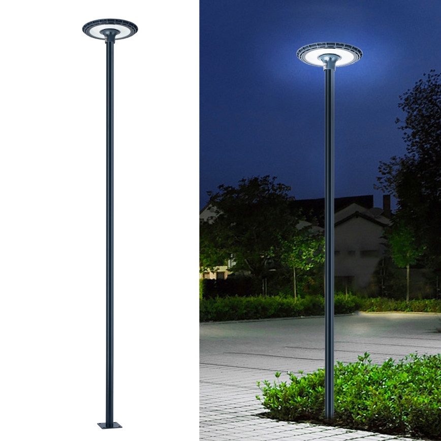 Brilagi - Metal Pole for URBAN Outdoor Lighting, 4 m Mast, Ø 58 mm, Anthracite