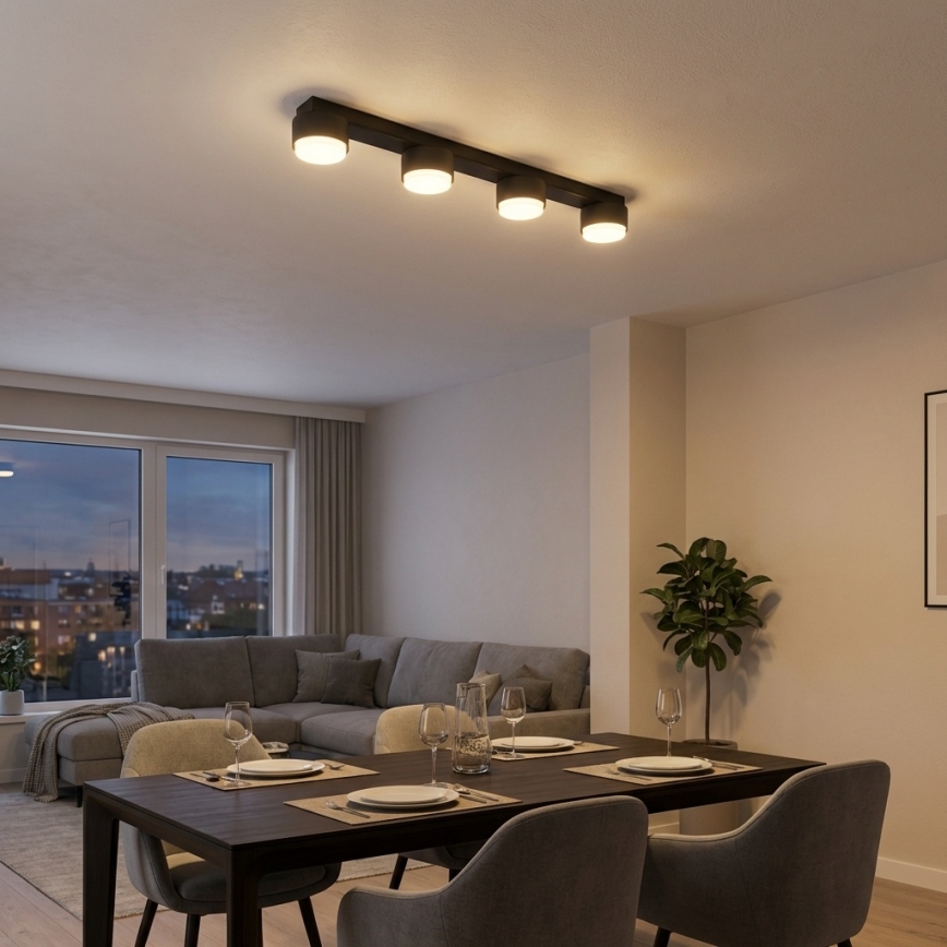 Brilagi - 4x GX53 Spotlight, 12W, 230V, Black