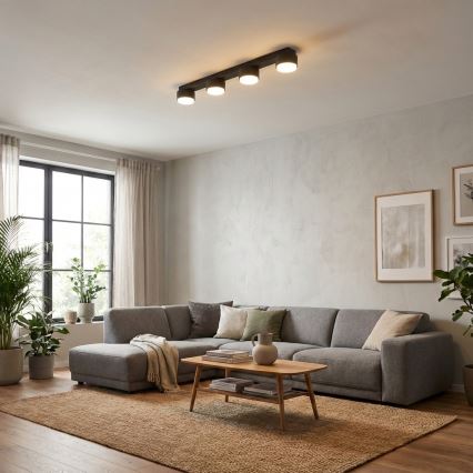 Brilagi - 4x GX53 Spotlight, 12W, 230V, Black