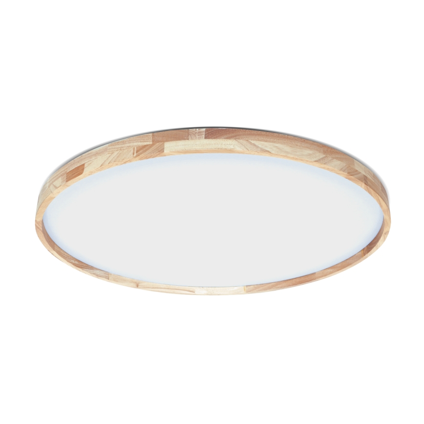 Brilagi - Dimmable LED Ceiling Light ALSON LED/72W/230V 3000-6500K Oak Ø 78 cm + Remote Control