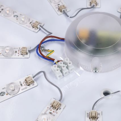 Brilagi - Dimmable LED Ceiling Light ALSON LED/72W/230V 3000-6500K Oak Ø 78 cm + Remote Control