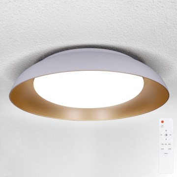 Brilagi - ALVA Dimmable LED Ceiling Light LED/48W/230V 3000-6500K Ø 51 cm White + Remote Control