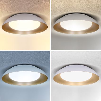 Brilagi - ALVA Dimmable LED Ceiling Light LED/48W/230V 3000-6500K Ø 51 cm White + Remote Control
