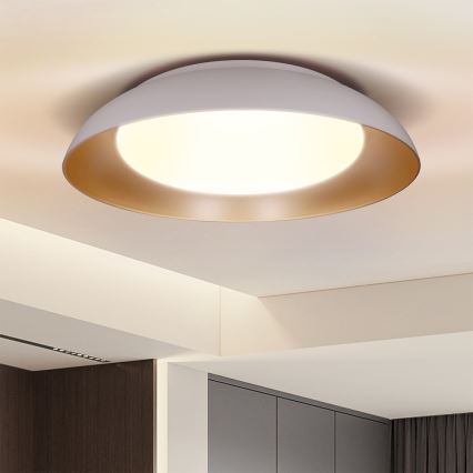 Brilagi - ALVA Dimmable LED Ceiling Light LED/48W/230V 3000-6500K Ø 51 cm White + Remote Control