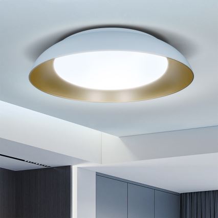 Brilagi - ALVA Dimmable LED Ceiling Light LED/48W/230V 3000-6500K Ø 51 cm White + Remote Control