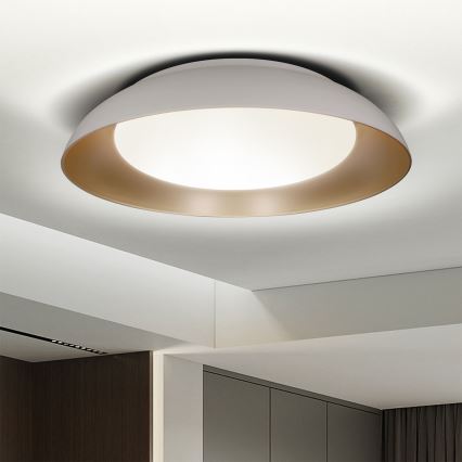 Brilagi - ALVA Dimmable LED Ceiling Light LED/48W/230V 3000-6500K Ø 51 cm White + Remote Control