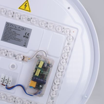 Brilagi - ALVA Dimmable LED Ceiling Light LED/48W/230V 3000-6500K Ø 51 cm White + Remote Control