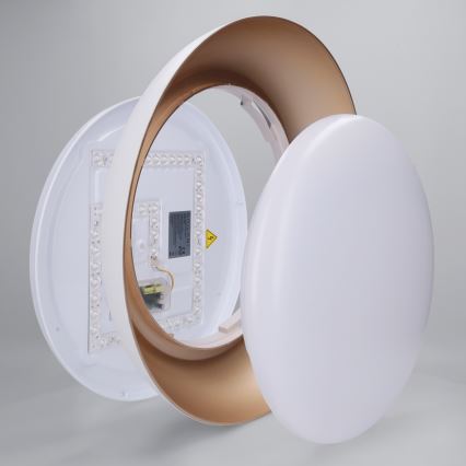 Brilagi - ALVA Dimmable LED Ceiling Light LED/48W/230V 3000-6500K Ø 51 cm White + Remote Control