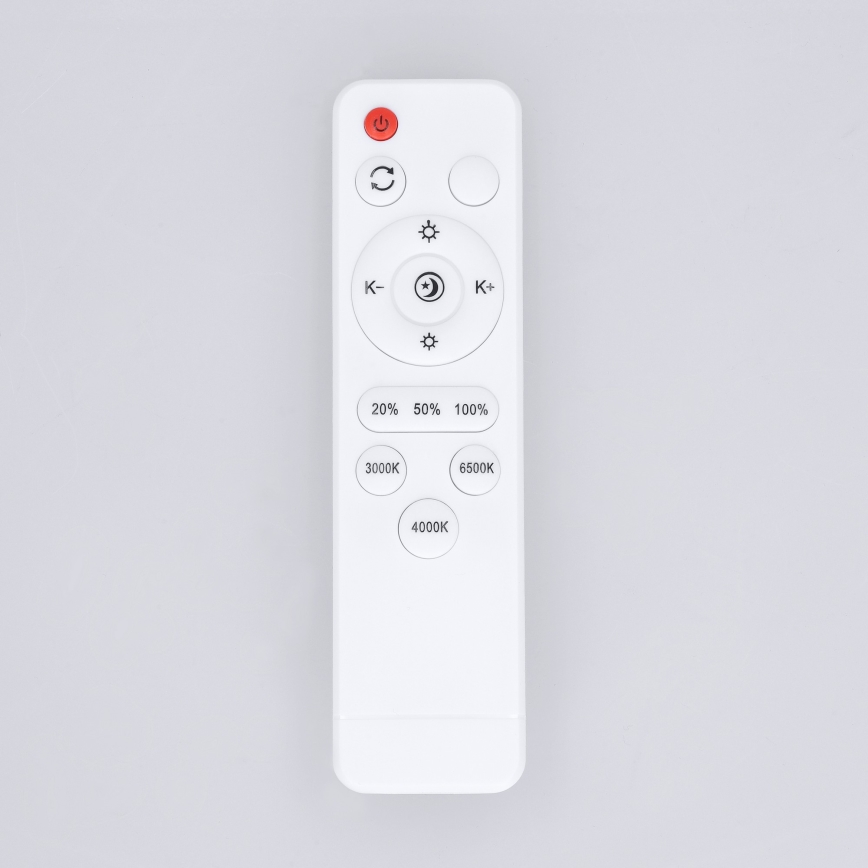 Brilagi - ALVA Dimmable LED Ceiling Light LED/48W/230V 3000-6500K Ø 51 cm White + Remote Control
