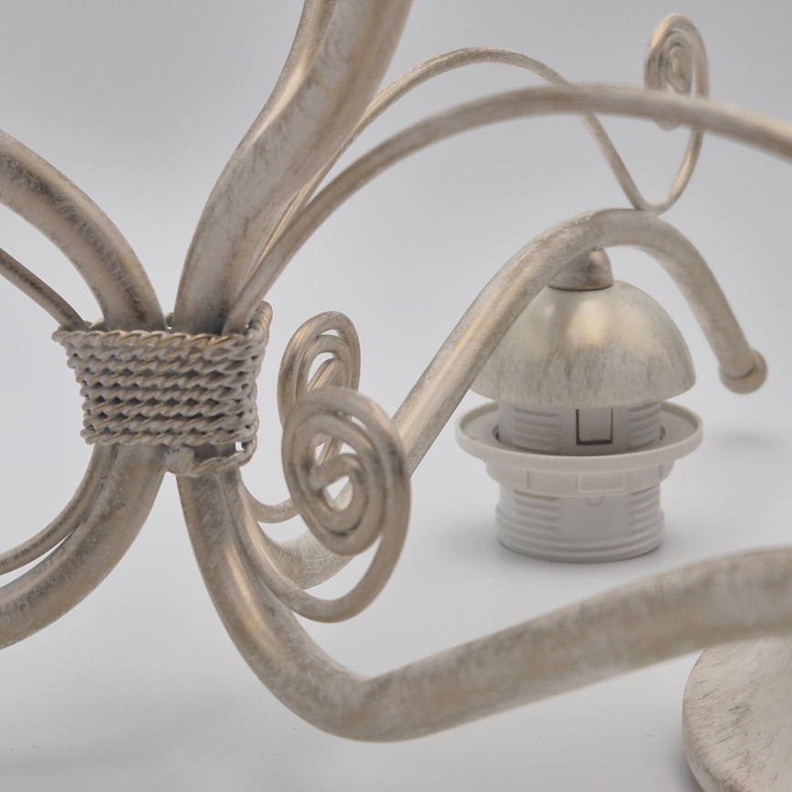 Brilagi - ANTICO Chain-hung LED Chandelier 3xE27/60W/230V 3000K White Patina