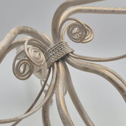 Brilagi - ANTICO Chain-Hung LED Chandelier 5x E27/60W 230V 3000K White Patina