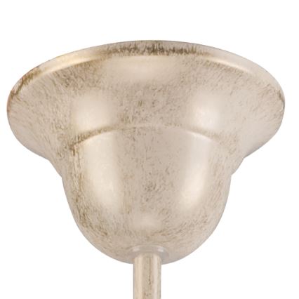 Brilagi - ANTICO Chain-Hung LED Chandelier 5x E27/60W 230V 3000K White Patina