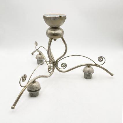 Brilagi - ANTICO LED Flush-Mount Chandelier 3xE27/60W/230V 3000K White Patina