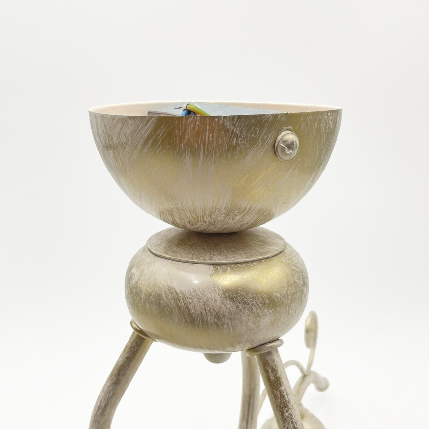 Brilagi - ANTICO LED Flush-Mount Chandelier 3xE27/60W/230V 3000K White Patina