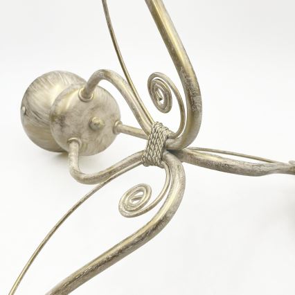 Brilagi - ANTICO LED Flush-Mount Chandelier 3xE27/60W/230V 3000K White Patina