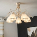 Brilagi - ANTICO LED Surface-Mounted Chandelier 5xE27/60W/230V 3000K White Patina