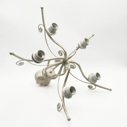 Brilagi - ANTICO LED Surface-Mounted Chandelier 5xE27/60W/230V 3000K White Patina