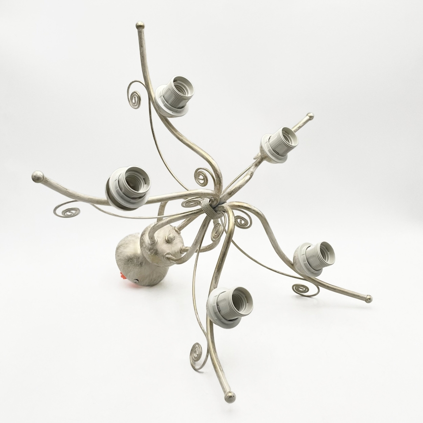 Brilagi - ANTICO LED Surface-Mounted Chandelier 5xE27/60W/230V 3000K White Patina