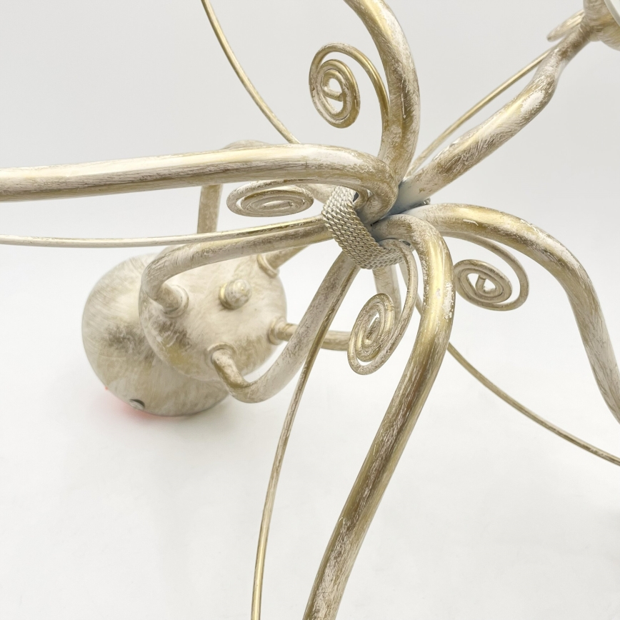 Brilagi - ANTICO LED Surface-Mounted Chandelier 5xE27/60W/230V 3000K White Patina