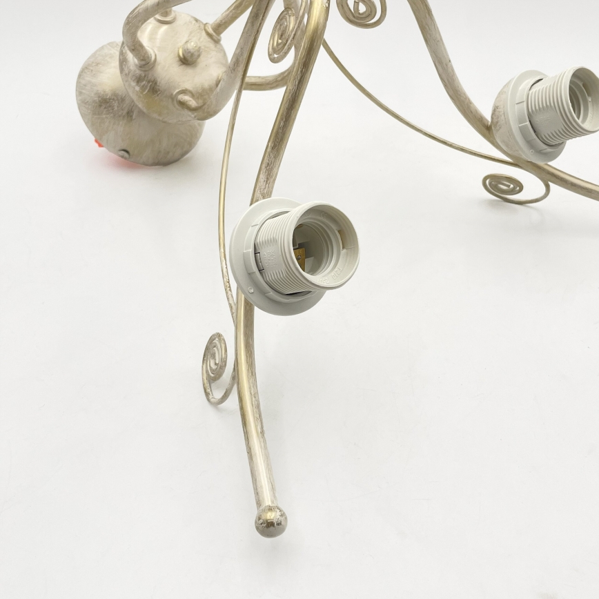 Brilagi - ANTICO LED Surface-Mounted Chandelier 5xE27/60W/230V 3000K White Patina