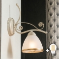 Brilagi - ANTICO LED Wall Lamp 1xE27/60W/230V, White Patina