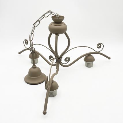 Brilagi - ANTICO MODERN chain-hung chandelier 3xE27/60W/230V beige