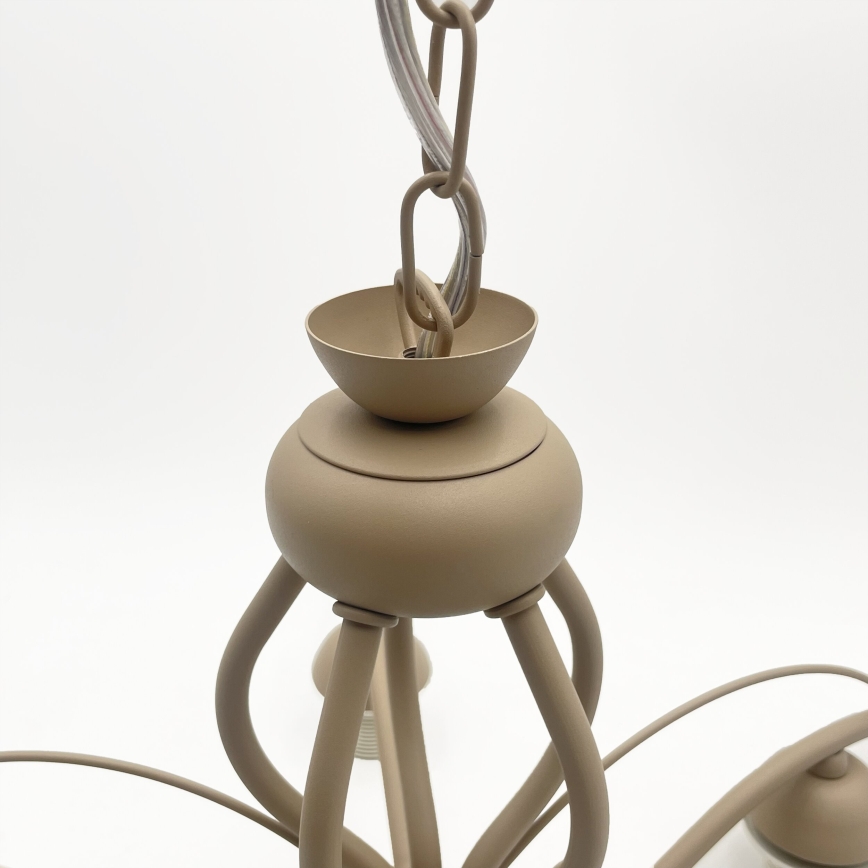 Brilagi - ANTICO MODERN chain-hung chandelier 5xE27/60W/230V beige