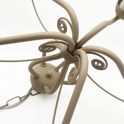 Brilagi - ANTICO MODERN chain-hung chandelier 5xE27/60W/230V beige