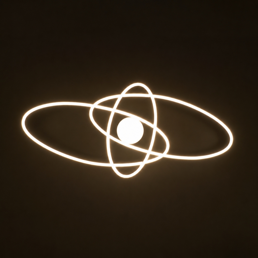BRILAGI - Dimmable LED ceiling light APOLLO LED/58W/230V 3000-6500K 43,2x101,2 cm černá + dálkové ovládání
