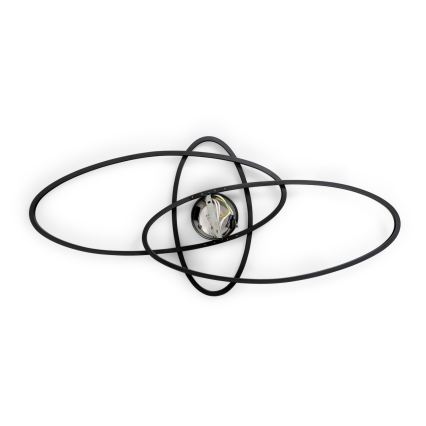 BRILAGI - Dimmable LED ceiling light APOLLO LED/58W/230V 3000-6500K 43,2x101,2 cm černá + dálkové ovládání