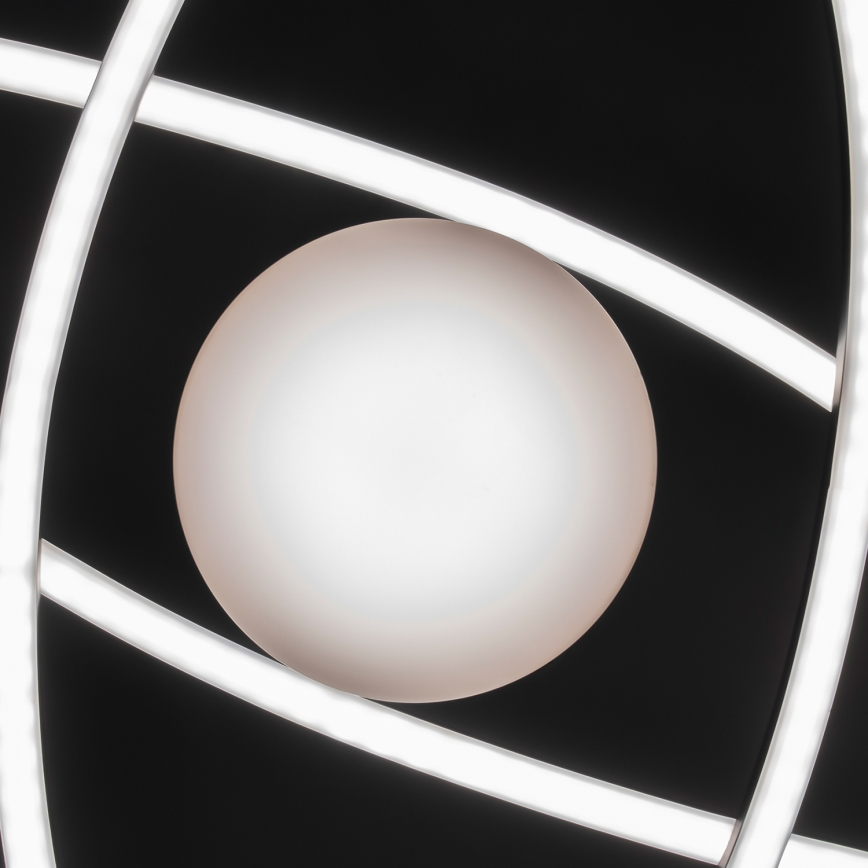 BRILAGI - Dimmable LED ceiling light APOLLO LED/58W/230V 3000-6500K 43,2x101,2 cm černá + dálkové ovládání