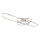 Brilagi - APOLLO LED dimmable ceiling light LED/58W/230V 3000-6500K 43.2x101.2 cm matte chrome + remote control